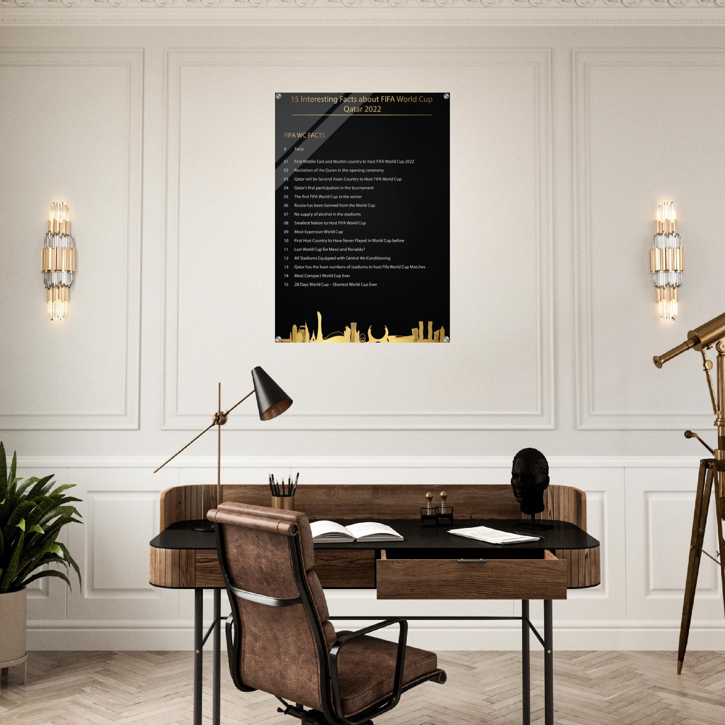 15 Interesting Facts about Fifa WC Qatar 2022( 1930-2022) - Acrylic Print