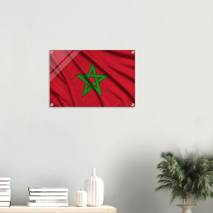 Morocco Flag -  Acrylic Print