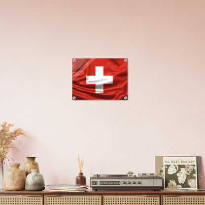 Switzerland Flag -  Acrylic Print