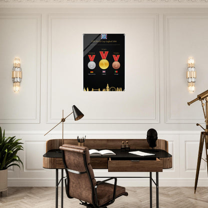 FiFa World Cup 1966 England  ( 1930-2022) - Acrylic Prin