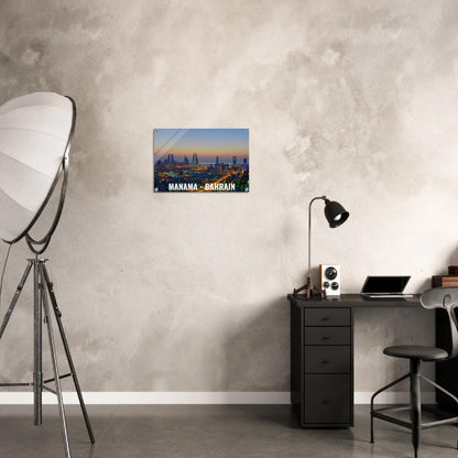 Manama City Bahrain - Acrylic Print